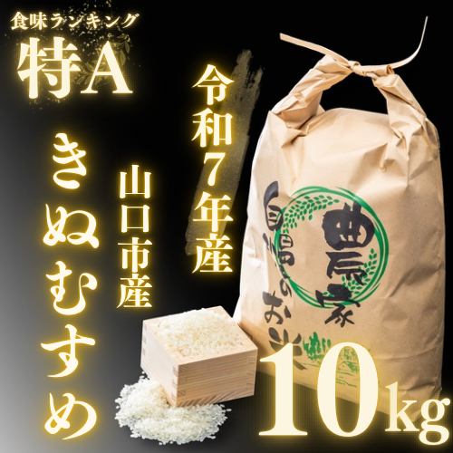 【送料込み】令和7年度産  新米　「きぬむすめ」精米10㎏